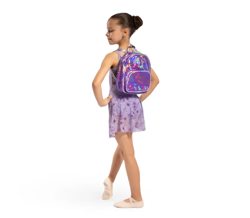 Bloch Ballerina Backpack, dúhový dievčenský batoh  - Dúhová fialová