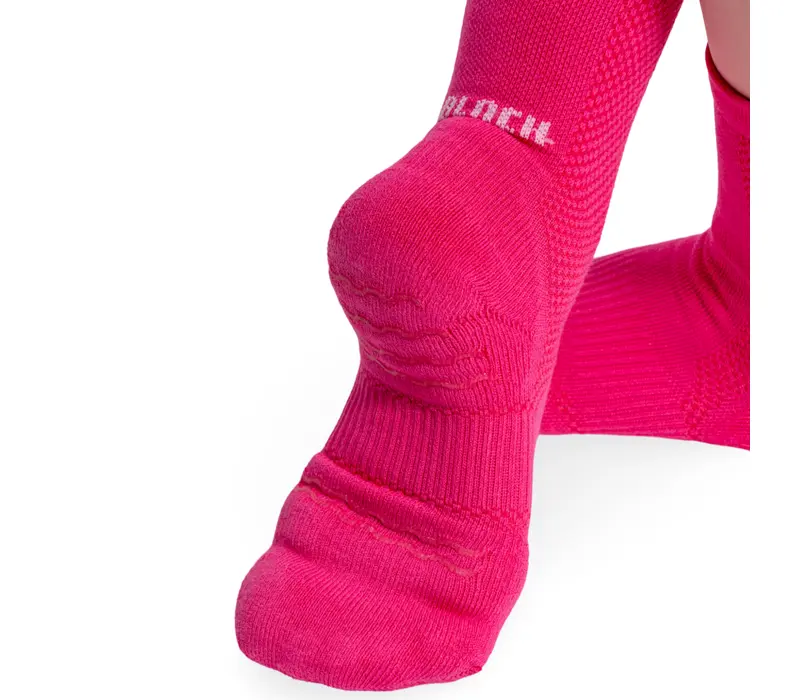 Bloch Blochsox, kratšie ponožky na tanec - Ružová - hot pink