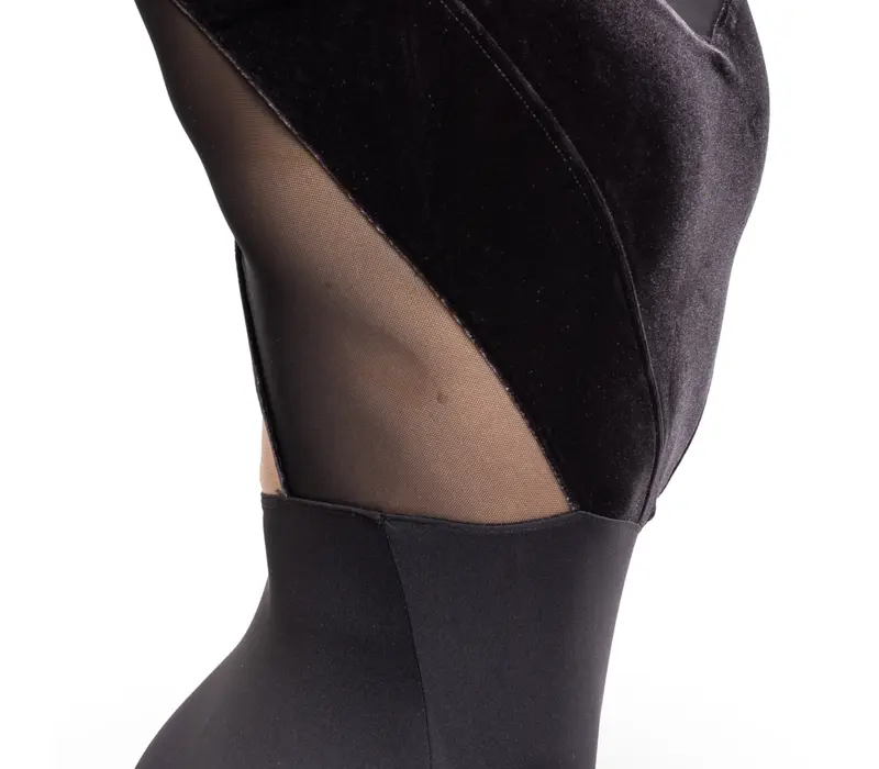 Bloch Gia cap sleeve leotard, dres pre dámy  - Čierna