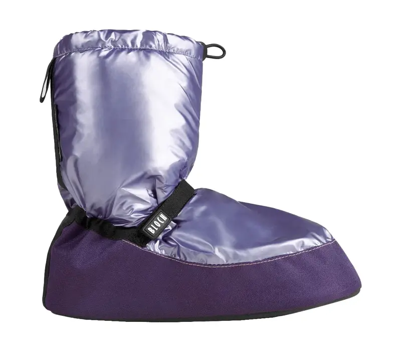 Bloch metalic bootie, dámska obuv na zahriatie - Fialová Purple metallic Bloch