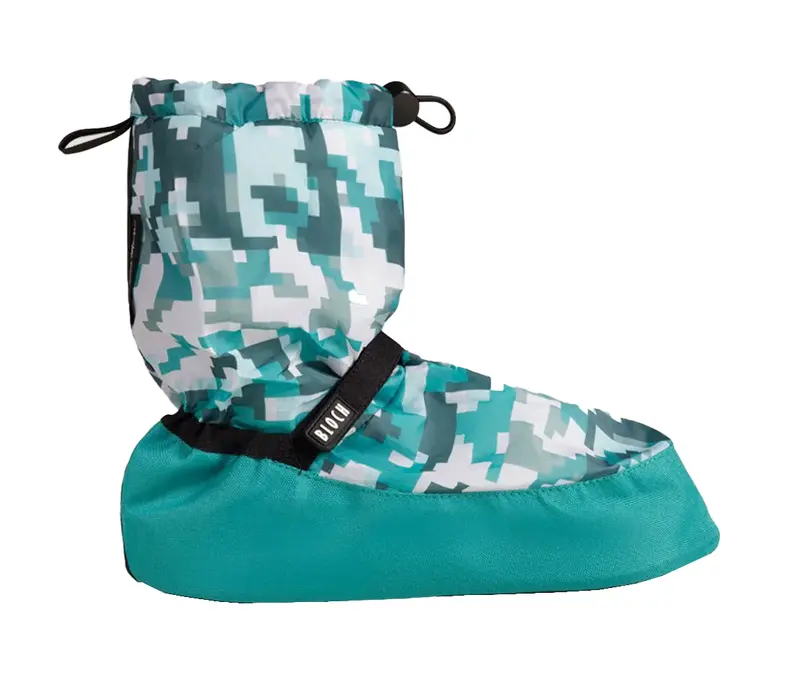 Bloch crazy printed booties, zahrievacia obuv  - Pixel print Bloch