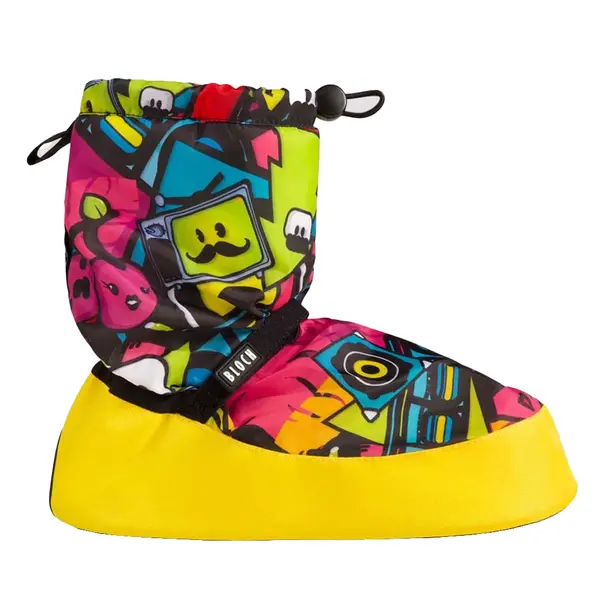 Bloch crazy printed booties, zahrievacia obuv 