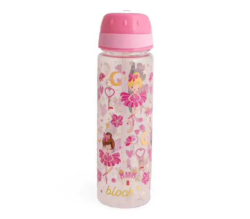 Bloch water bottle, fľaša pre dievčatá  - Ružová Bloch