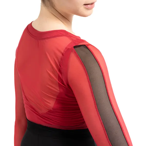 Capezio C'est La Vie Joyeux mesh cover up, dámsky top