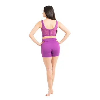 Capezio Bella Notte Vita Side Panel Short, šortky pre dámy - Hyacintová fialová 