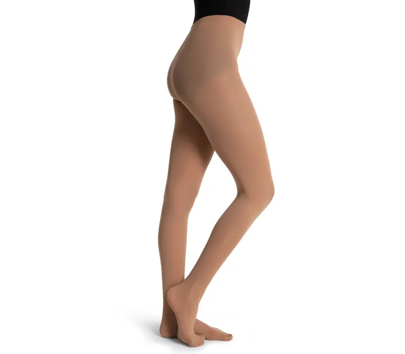 Capezio Ultra Soft tight self knit, dámske pančucháče s celým chodidlom - Telová Capezio