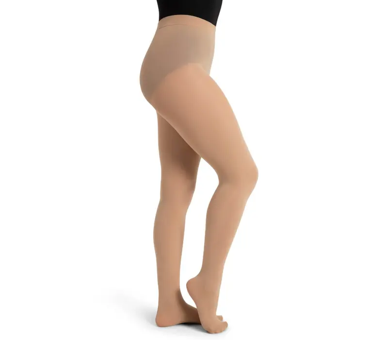 Capezio Ultra Soft tight self knit, dámske pančucháče s celým chodidlom - Telová svetlo Capezio