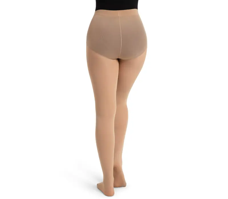 Capezio Ultra Soft tight self knit, dámske pančucháče s celým chodidlom - Telová svetlo Capezio