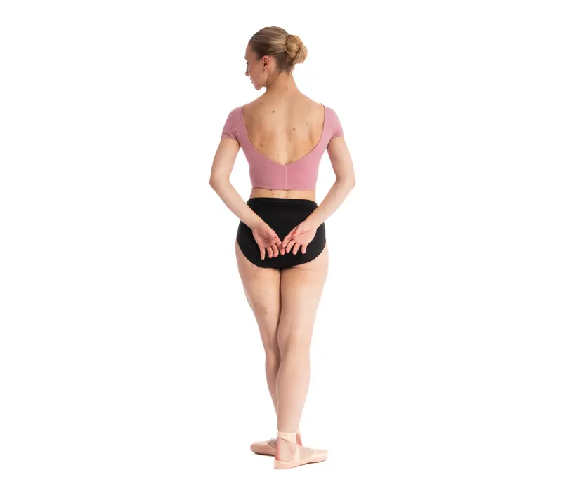 Capezio Clover Crop Top, dámsky top  - Čierna