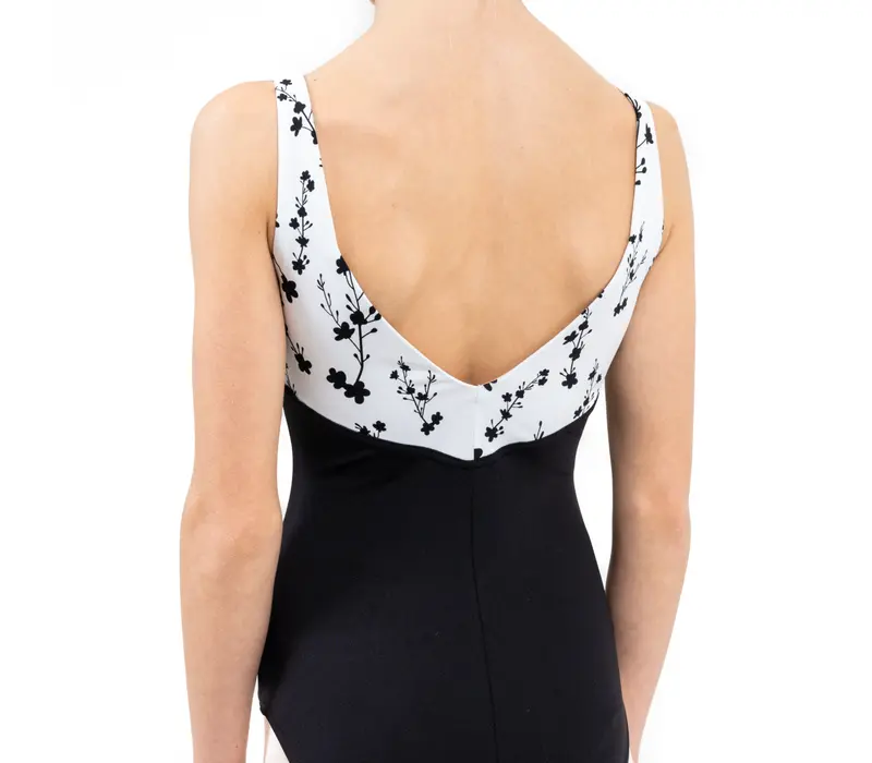 Capezio Cest La Vie Étoile Leotard, dievčenský dres na hrubšie ramienká - Cascading Florals Capezio