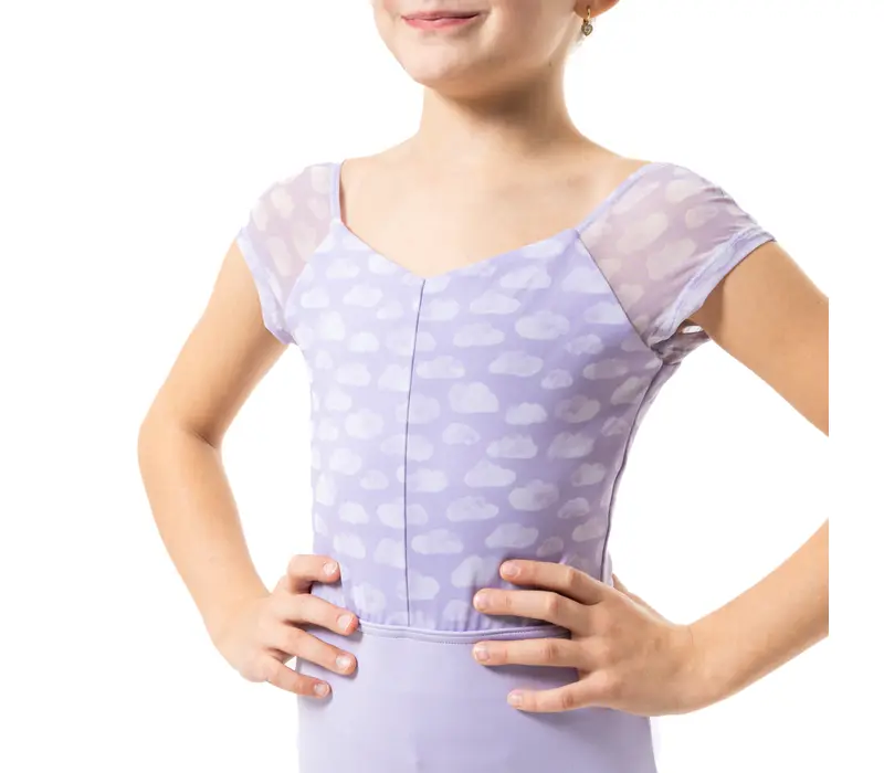 Capezio Nine Rainbow leotard, dievčenský dres  - Fialová lavender Capezio