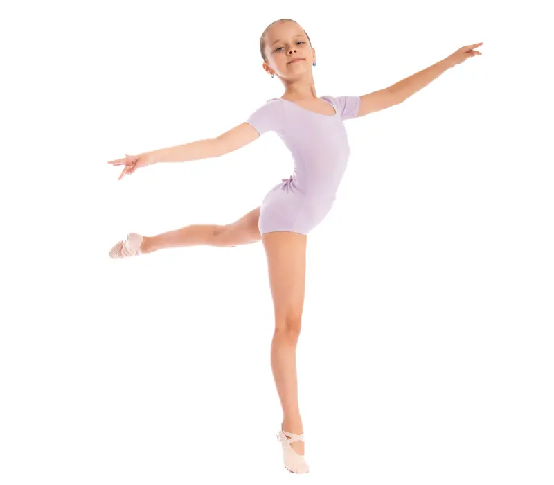 Capezio, detský dres s krátkym rukávom - Fialová lavender Capezio