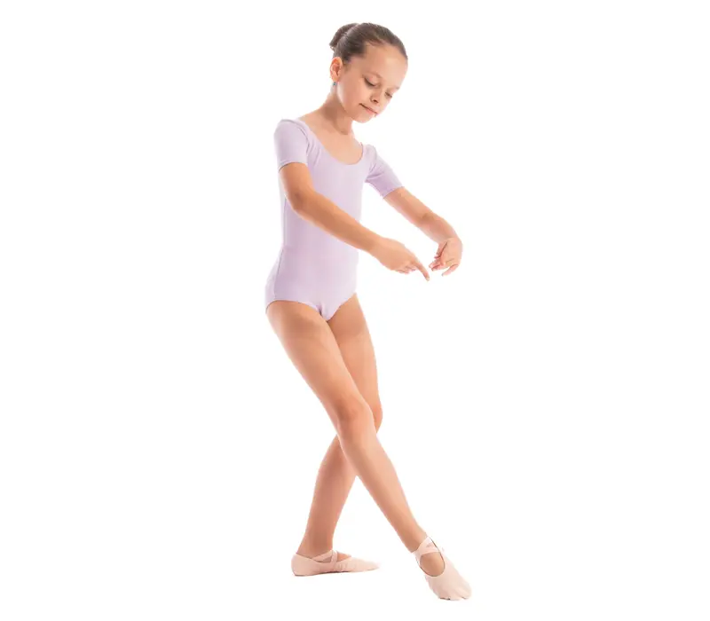 Capezio, detský dres s krátkym rukávom - Fialová lavender Capezio