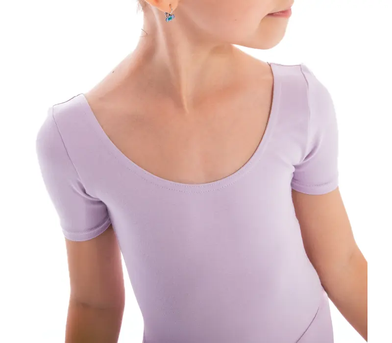 Capezio, detský dres s krátkym rukávom - Fialová lavender Capezio