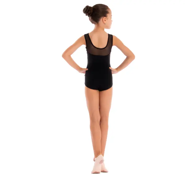 Capezio Star Mars Mesh back leotard, detský dres na hrubé ramienka 