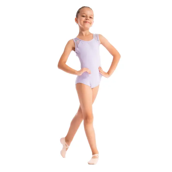 Capezio Star Mars Mesh back leotard, detský dres na hrubé ramienka 