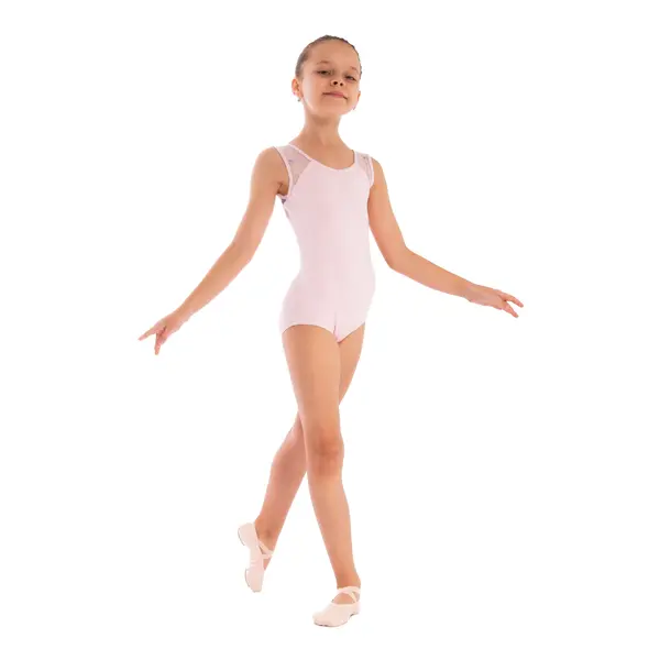 Capezio Star Mars Mesh back leotard, detský dres na hrubé ramienka 