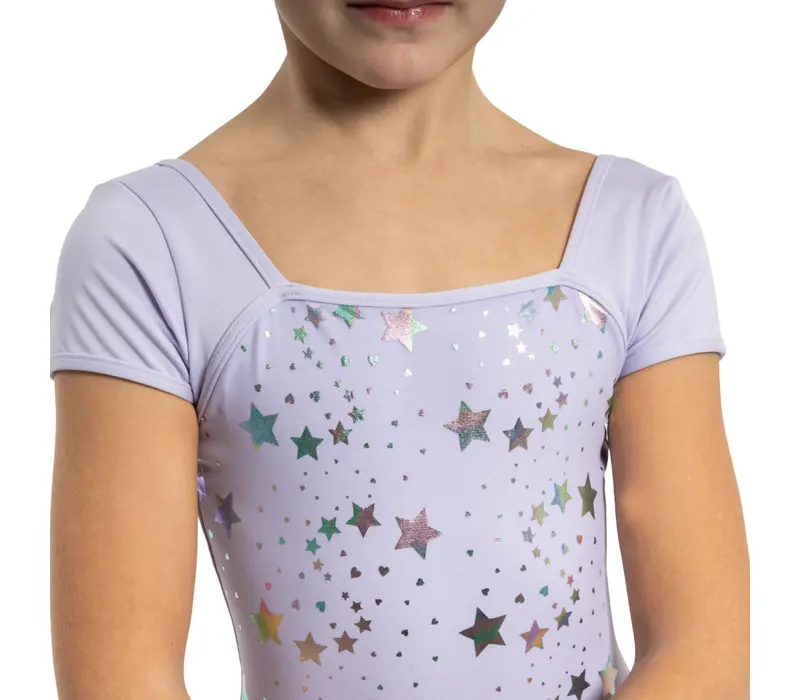 Capezio Star Struck, dres so sukničkou  - Fialová lavender Capezio