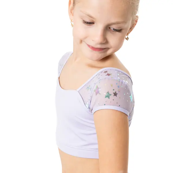 Capezio Star Cosmic Top, crop top pre dievčatá