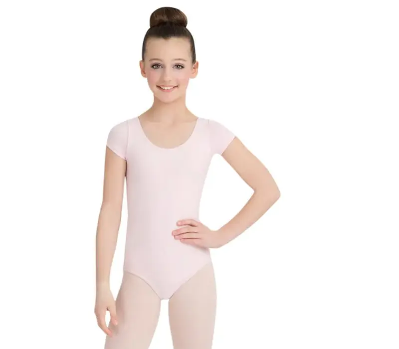 Capezio, detský dres s krátkym rukávom - Ružová Capezio